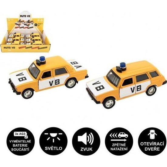 Policejní auto VB na baterie - mix 2 druhy