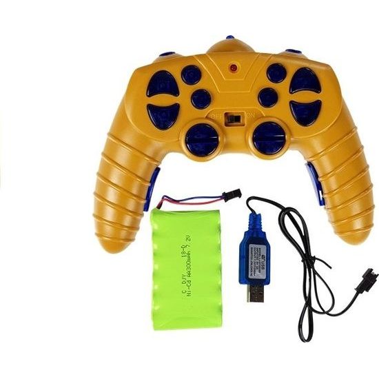 Bagr s pohyblivým ramenem na dálkové ovládání 2.4g R/C žlutý