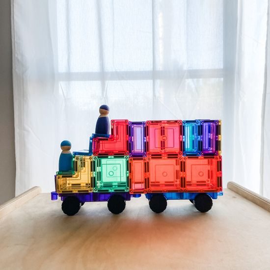 Learn & grow toys Magnetické dlaždice AUTA rozšiřující set (28 kusů)