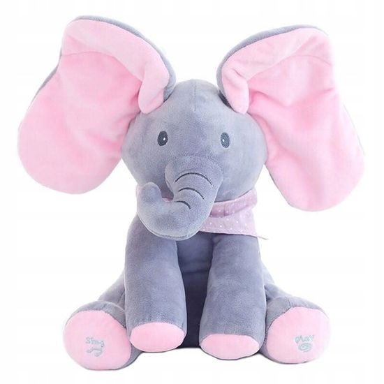 Interaktivní plyšový slon Bodo růžový