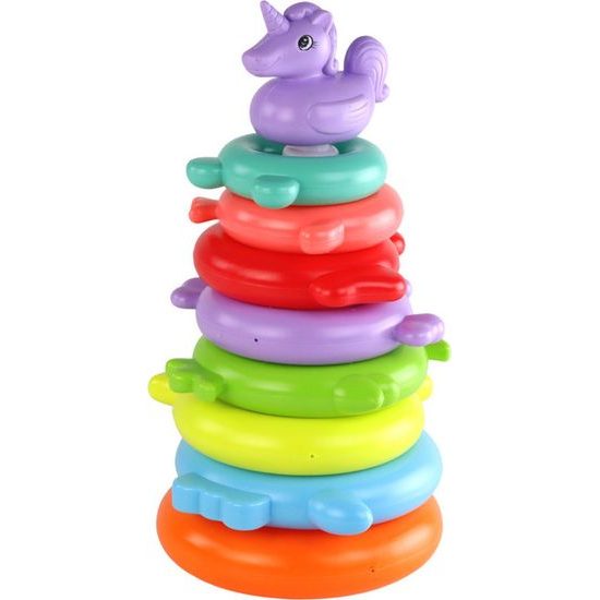 Pyramida Jednorožec z barevných kruhů