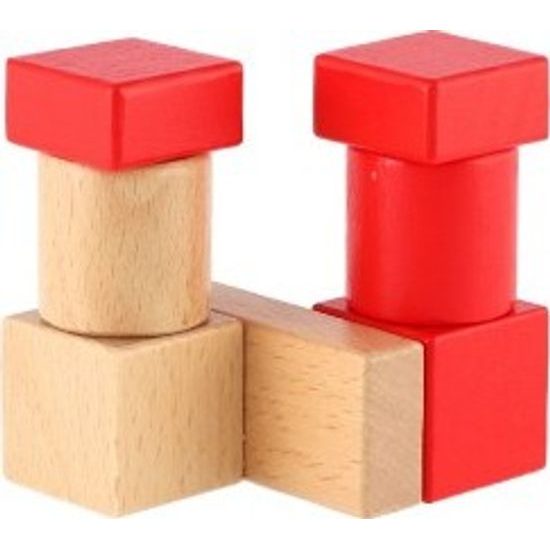 Dřevěná skládanka stavebnice Vesmír 41ks