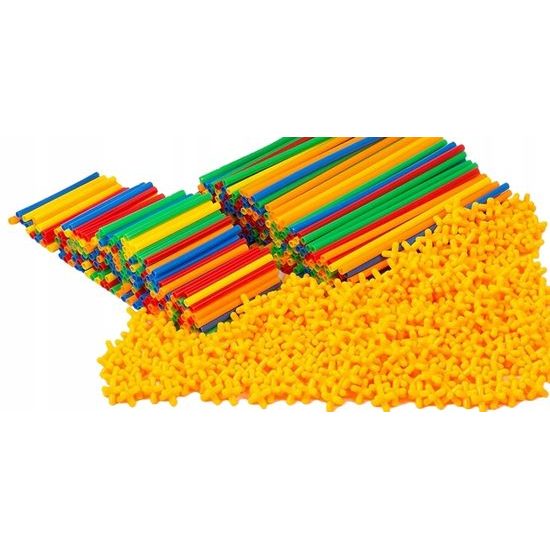 Kreativní stavebnice ze slámek Straws Blocks 700 dílků