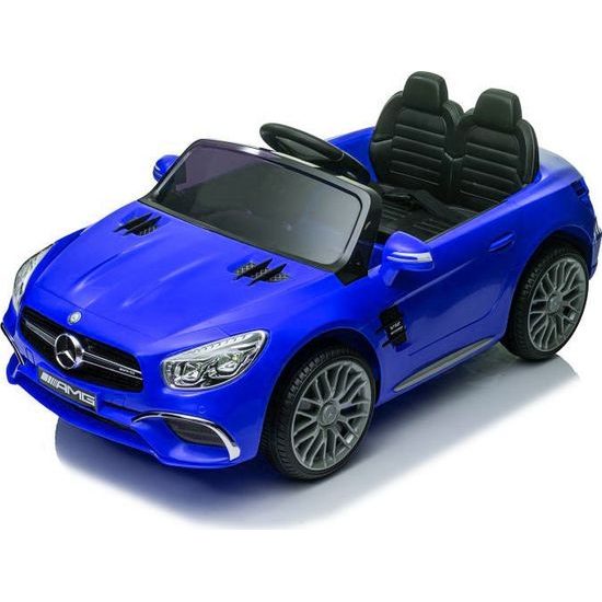 Elektrické auto Mercedes SL65 S modré lakované LCD