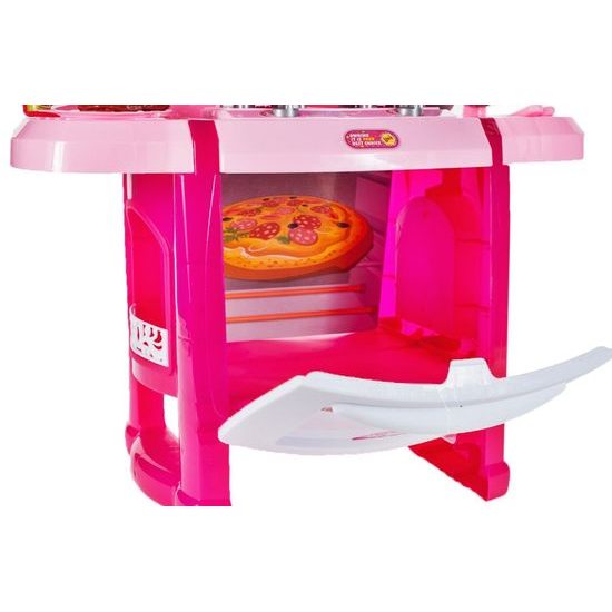 Detská kuchynka so zvukmi a svetlom Interest Kitchen - ružová