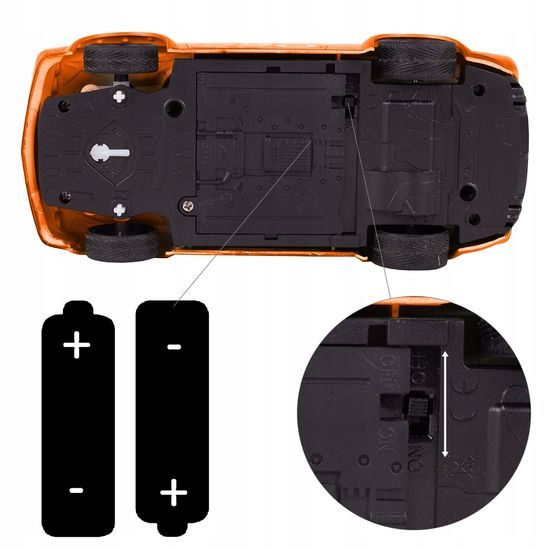 Závodní auto na dálkové ovládání Speed King S90 oranžové 1:24