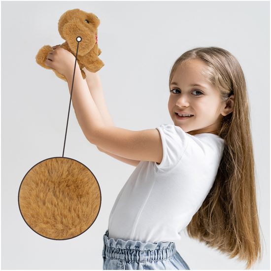 Štěkající plyšový pejsek s vodítkem Plush Pet