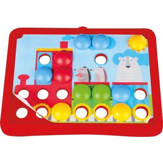 Mozaika klobouček doprava - hladký 36ks + předlohy 7ks pro nejmenší