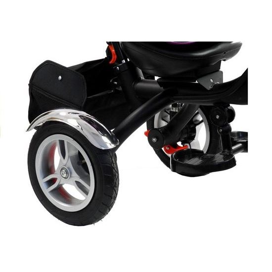 Majlo Toys multifunkční tříkolka s nafukovacími koly PRO500 fialová