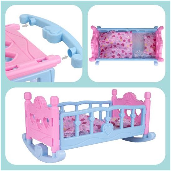 Postýlka pro panenku Play House 37 cm