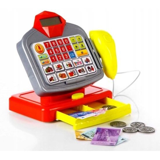 Doris dětská elektronická pokladna s kalkulačkou Cashback