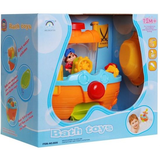 Majlo Toys pirátská lodička do vany pro nejmenší Water Pirate