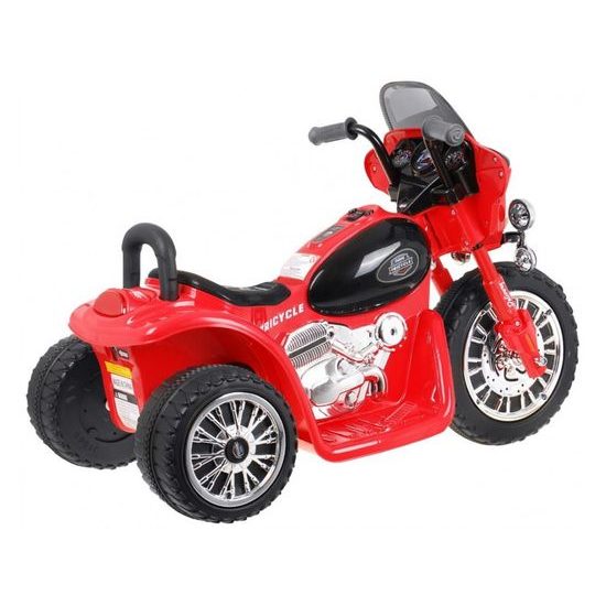 Dětská elektrická tříkolka Chopper červená