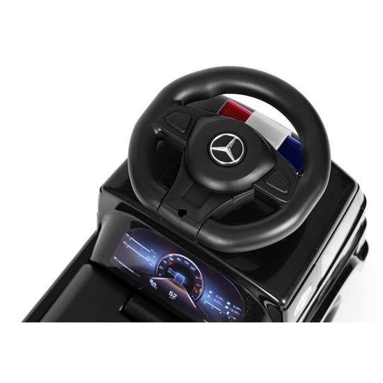 Dětské mini odrážedlo se zvuky Mercedes Actros - černé