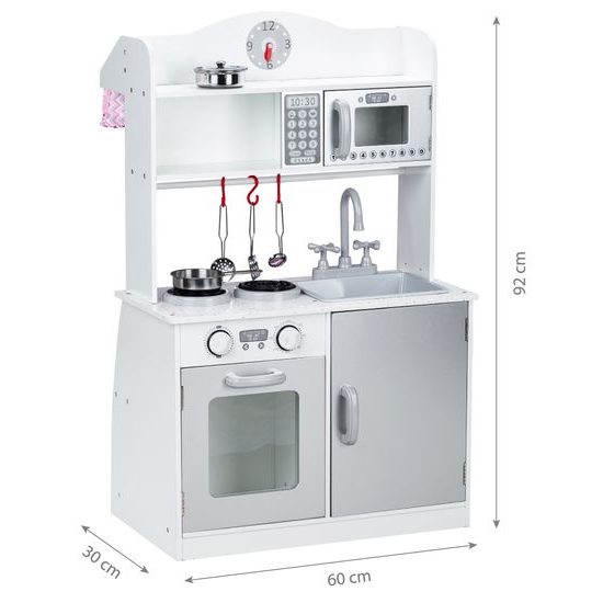 Ecotoys dětská dřevěná kuchyňka 2v1