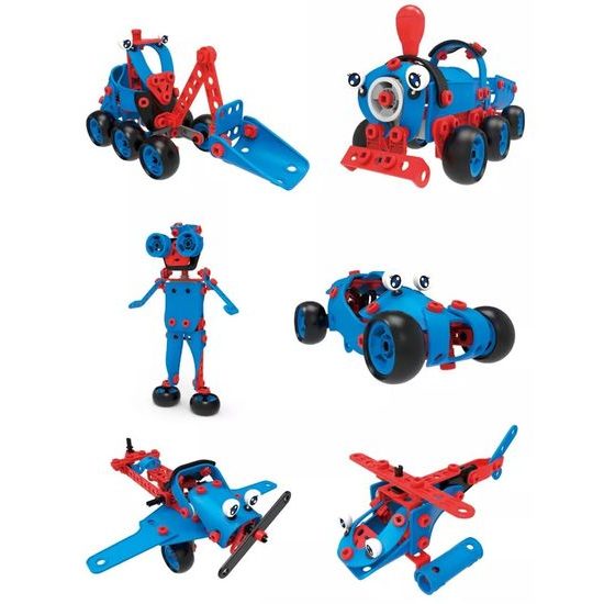 Konštrukčná stavebnica 6v1 Build Play 142 dielikov