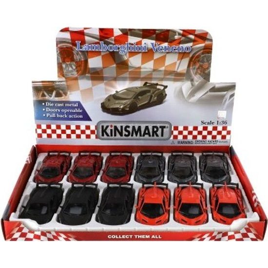 Auto Kinsmart Lamborghini Veneno - mix 4 barvy