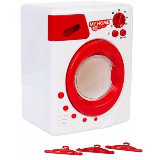 Doris dětská pračka na baterie My Home červená