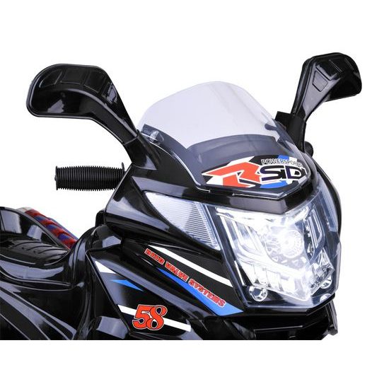 Dětská elektrická tříkolka Speed Star černá