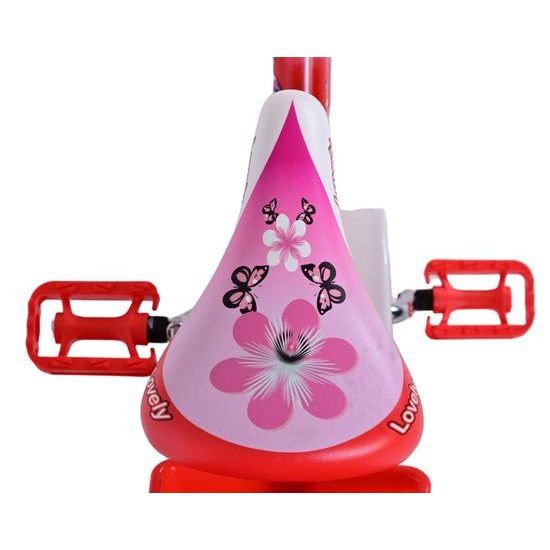 SMONTOVÁNO Dětské kolo Volare Lovely červeno-bílé 14"