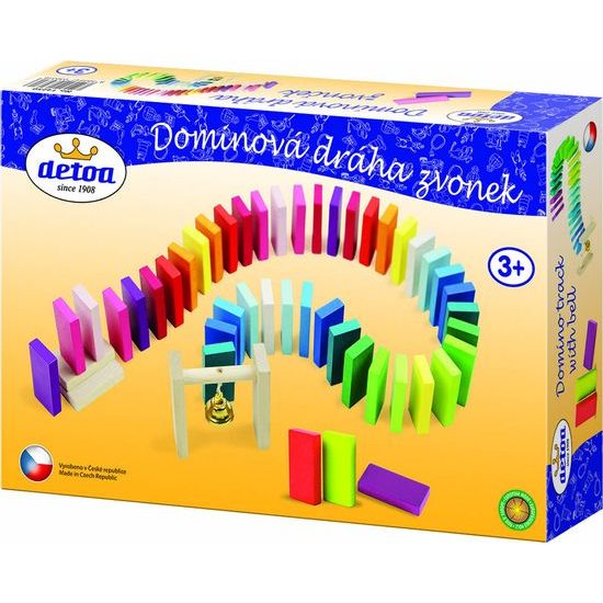 Dominová dráha se zvonečkem 95ks