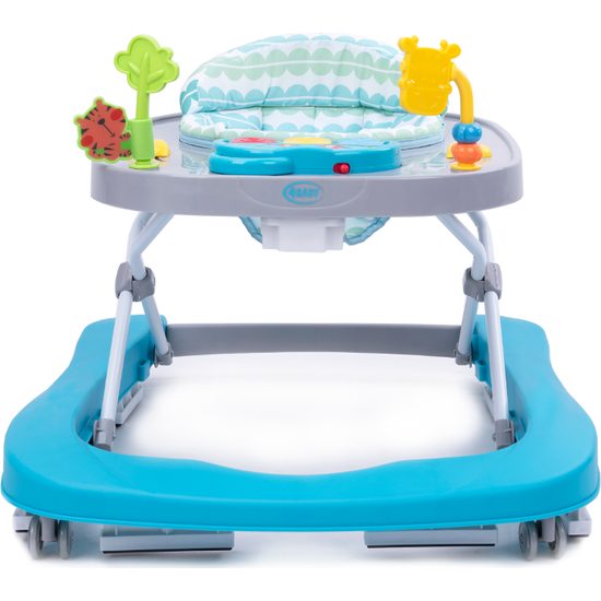4Baby dětské vzdělávací chodítko Walk N Push tyrkysové