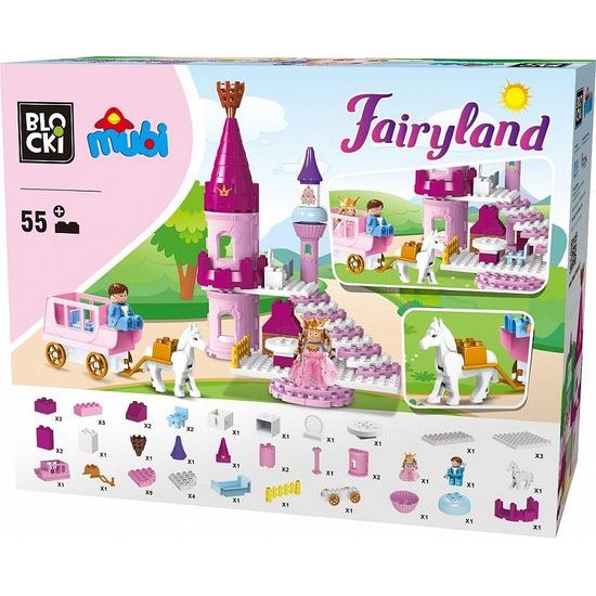 Blocki Mubi stavebnice Pohádkový zámek 55 dílů