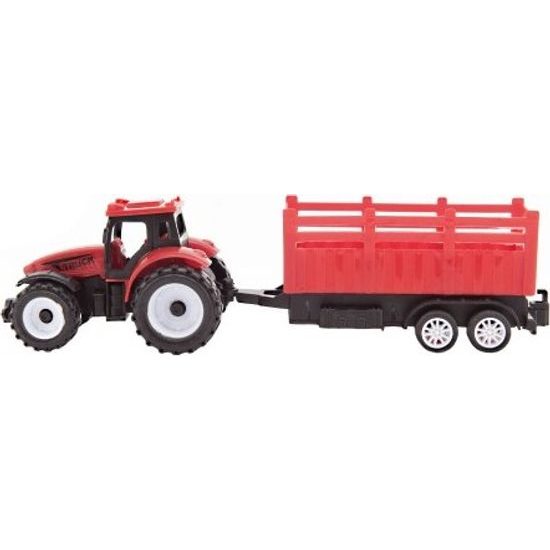 Traktor s vlekem - na volný chod - mix 2 barvy