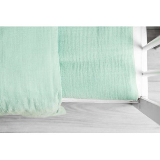 Sensillo Mušelínové povlečení mátové