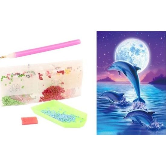 Diamantové malování s doplňky - mix druhů