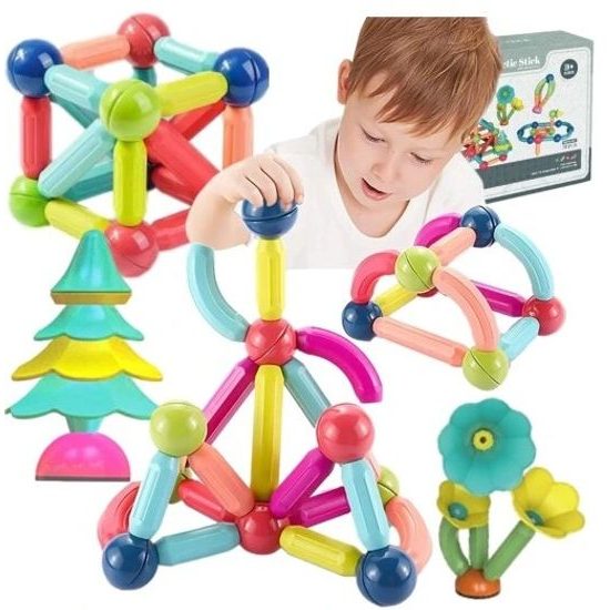 Doris magnetická stavebnice Magnet Sticks 78 dílků
