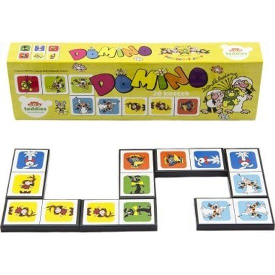 Domino Pojď s námi do pohádky 28ks společenská hra