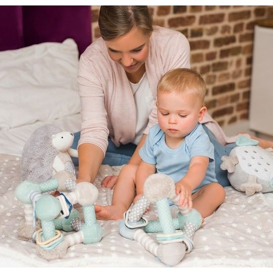 Edukační hračka Baby Ono pyramida Tiny Yoga pink