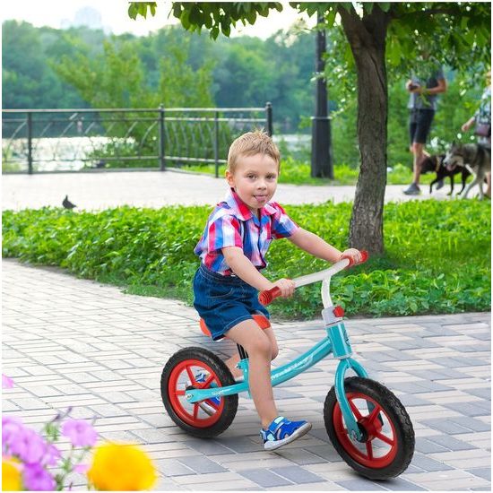 SMONTOVÁNO Dětské odrážedlo Trevis 12" blankytné