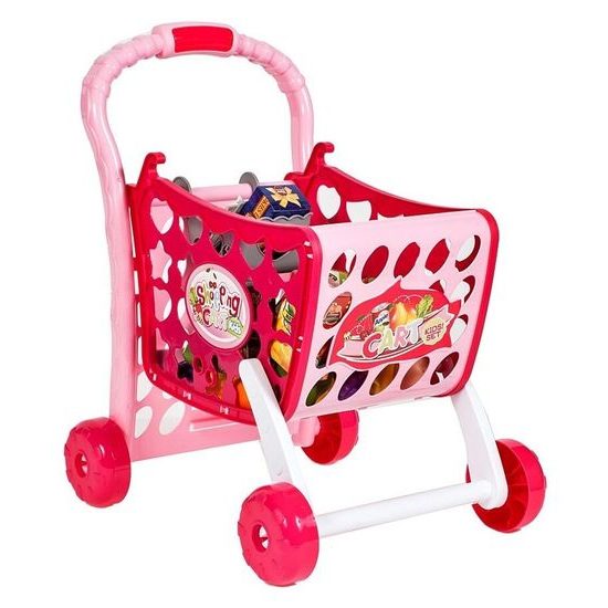 Dětský nákupní košík s příslušenstvím Shopping Chart 3v1