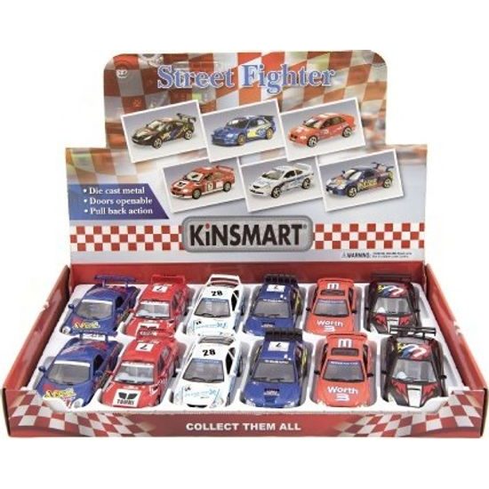 Auto Kinsmart Street Fighter - mix 6 druhů