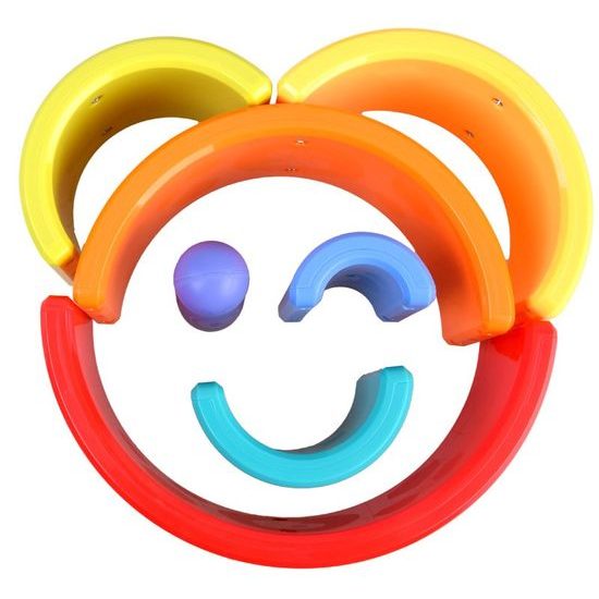 Huile Toys edukační hračka pro nejmenší Rainbow Chameleon