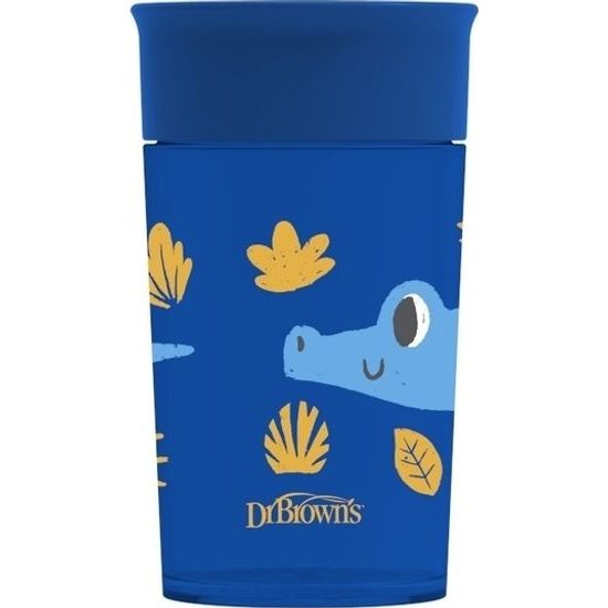 Dr.Brown´s hrneček Cheers 360° Jungle 300ml modrý