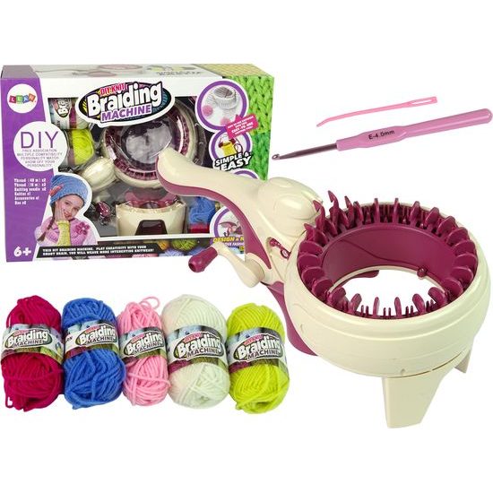 Dětský pletací stroj s příslušenstvím