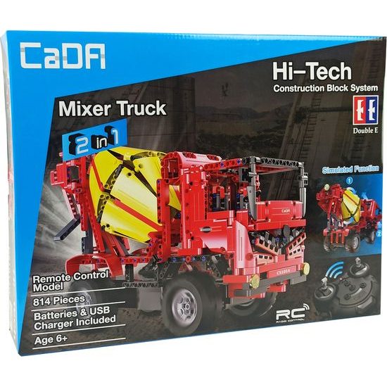 Domíchávač betonu k sestavení CADA 2.4G 815ks - na dálkové ovládání