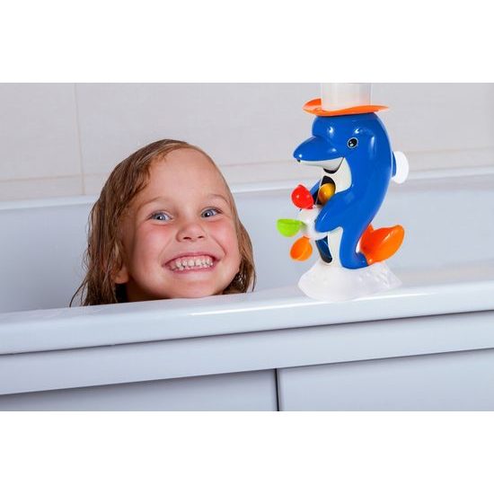 Delfínek pro děti do vany s kolovrátkem Water Dolphin