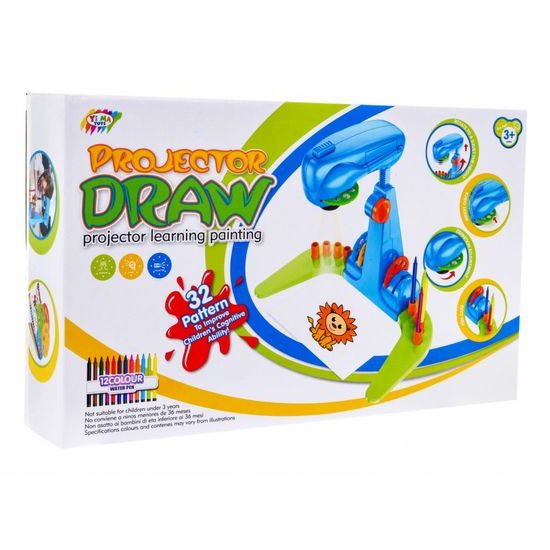 Projektor s kreslící tabulkou a 32 šablonami Draw Projector