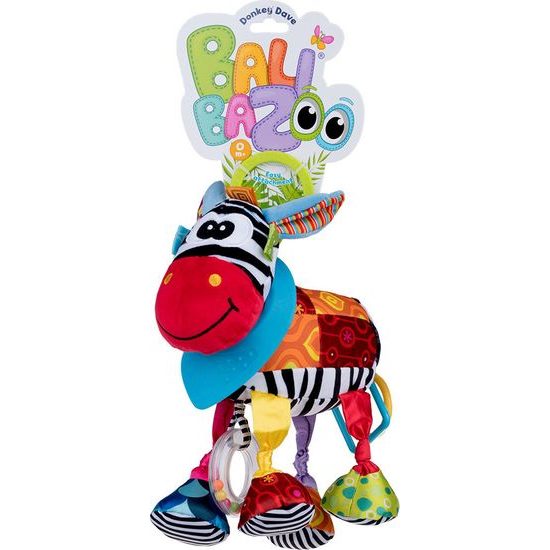 Bali Bazoo Závěsná hračka do kočárku Oslík Dave, vícebarevný