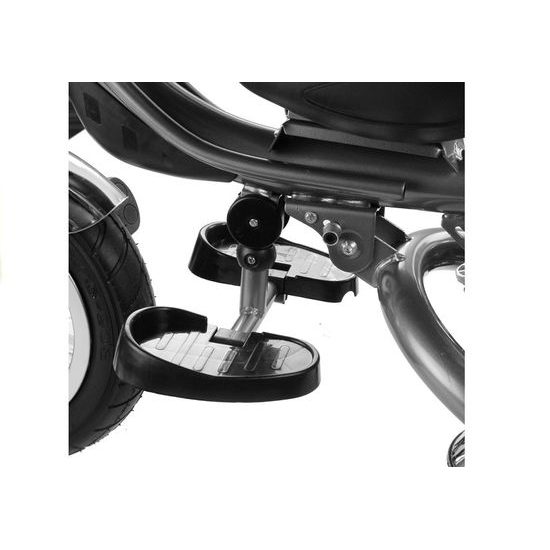 Majlo Toys tříkolka 2v1 s nafukovacími koly PRO600 černá