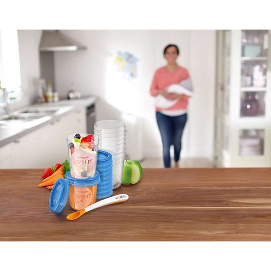 Philips Avent VIA Jídelní sada pro batolata TRANSPARENT