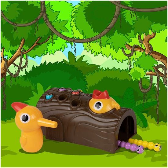 Magnetická hra pro děti Datel a červíci