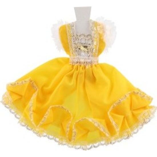 Šaty krátké na panenky - mix barev