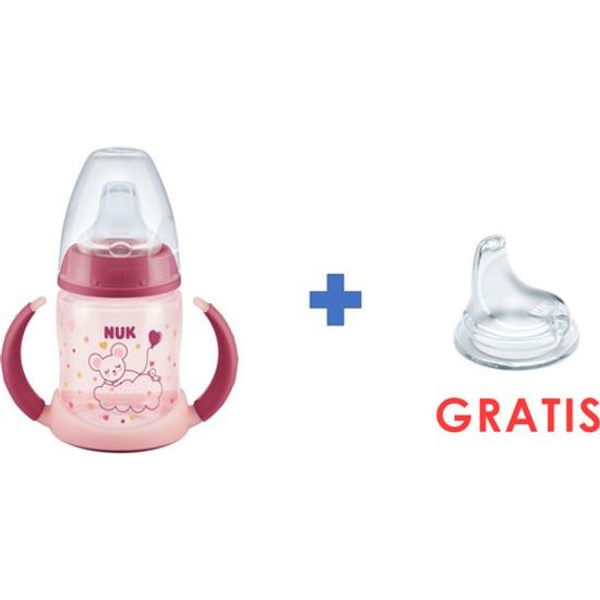 Noční láhev 150ml + netekoucí silikonová savička