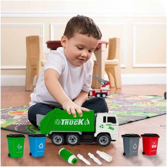 Šroubovací popelářské auto s kontejnery Sanitation Truck