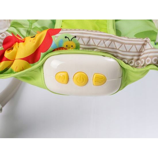 Ecotoys kojenecké lehátko 3v1 s vibracemi a hudbou Animal 4